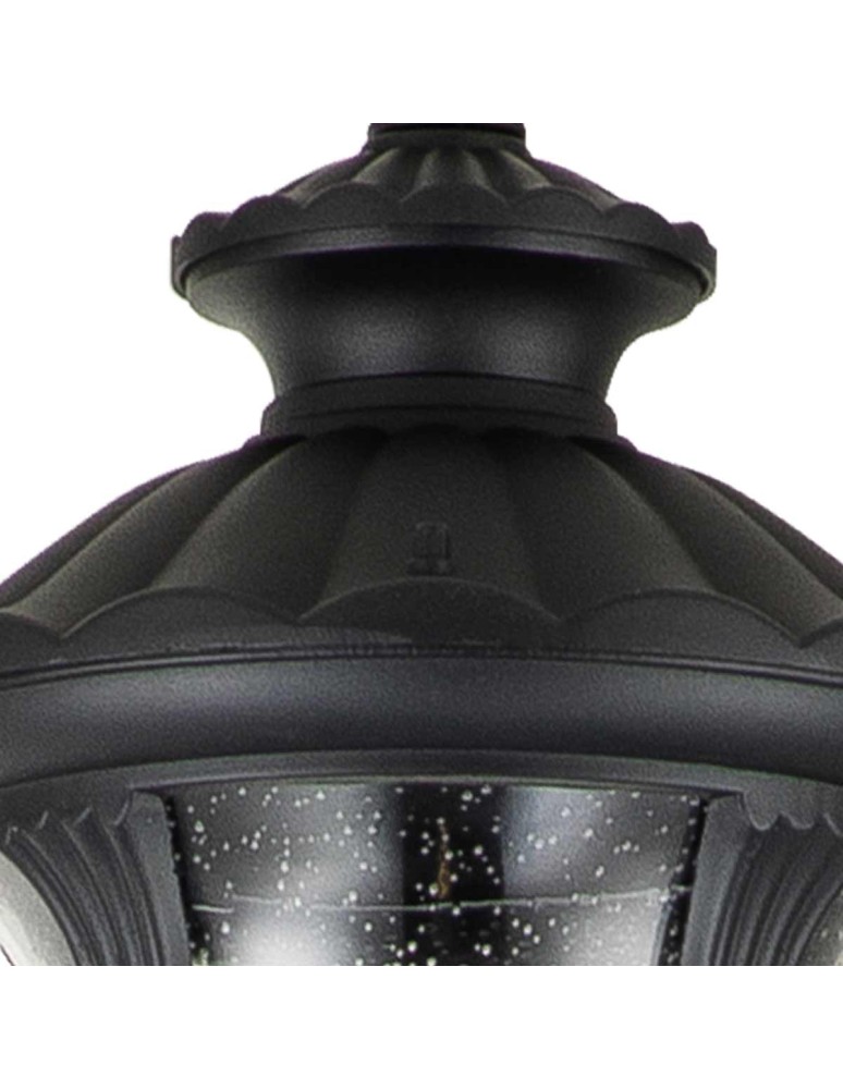 Outdoor lanterns - Elstead Lighting Chicago standing lantern - 1 light source - Textured black IP44 CC5-M-BK - product kolory-swiatla.pl 5