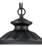 Outdoor pendant lamps - Elstead Lighting Small Chicago pendant lantern - 1 light source - Textured black IP44 CC8-S-BK - product 3