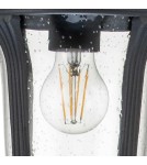 Outdoor pendant lamps - Elstead Lighting Small Chicago pendant lantern - 1 light source - Textured black IP44 CC8-S-BK - product 4