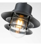 Outdoor pendant lamps - Elstead Lighting Copenhagen pendant lantern - 1 light source - Black IP44 COPENHAGEN8-BK - product 4
