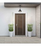 Outdoor pendant lamps - Elstead Lighting Copenhagen pendant lantern - 1 light source - Black IP44 COPENHAGEN8-BK - product 6