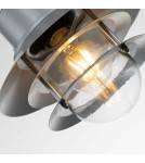 Outdoor pendant lamps - Elstead Lighting Copenhagen pendant lantern - 1 light source - Silver IP44 COPENHAGEN8-SIL - product 3