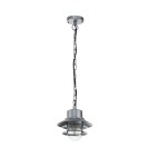 Outdoor pendant lamps - Elstead Lighting Copenhagen pendant lantern - 1 light source - Silver IP44 COPENHAGEN8-SIL - product 5