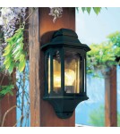 Elstead Lighting Latarnia naścienna Chapel - 1 źródło światła IP44 CP7-BLACK