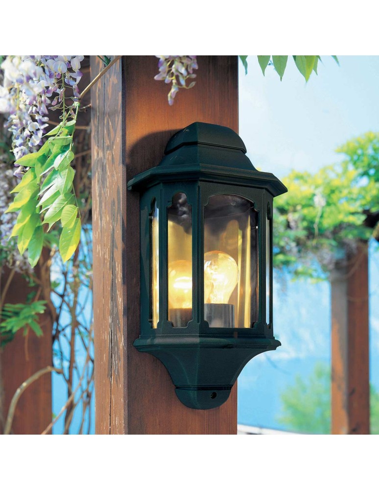 Elstead Lighting Latarnia naścienna Chapel - 1 źródło światła IP44 CP7-BLACK