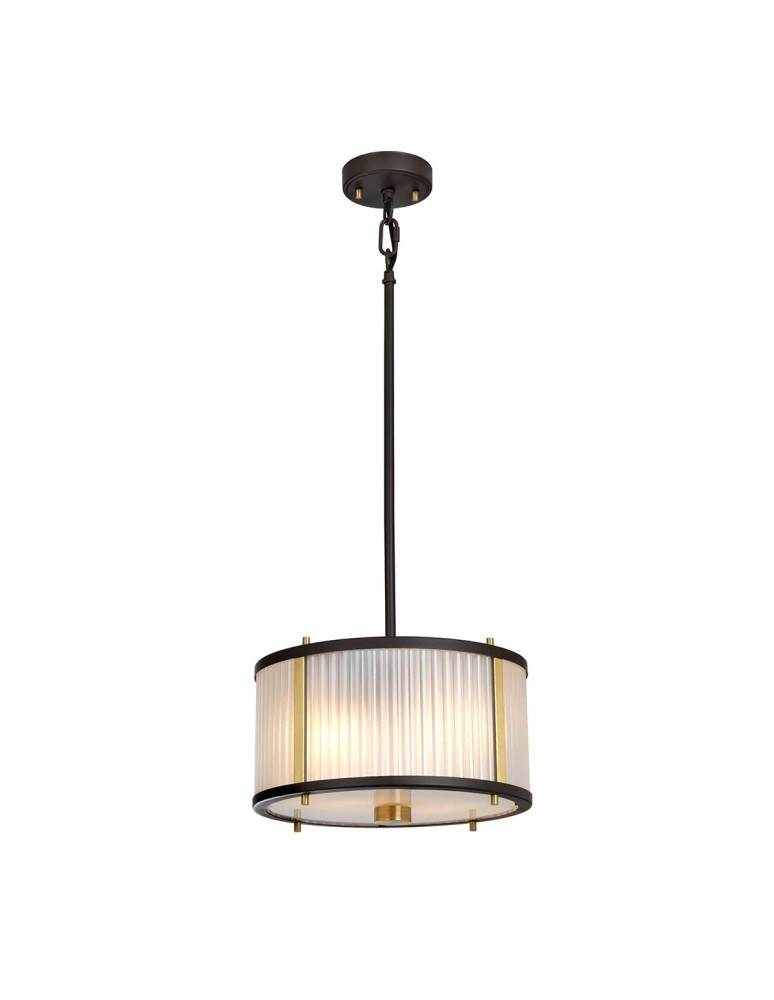 Pendant lamps - Elstead Lighting Corona pendant lamp - 2 light sources - Old bronze / Old brass DL-CORONA-2P-BAB - product kolory-swiatla.pl 1