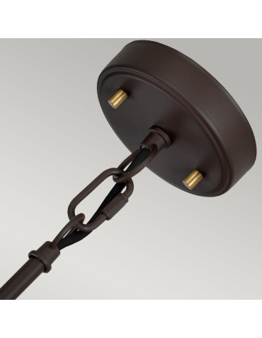 Elstead Lighting Lampa wisząca Corona - 2 źródła światła - Stary brąz / Stary mosiądz DL-CORONA-2P-BAB - produkt 2