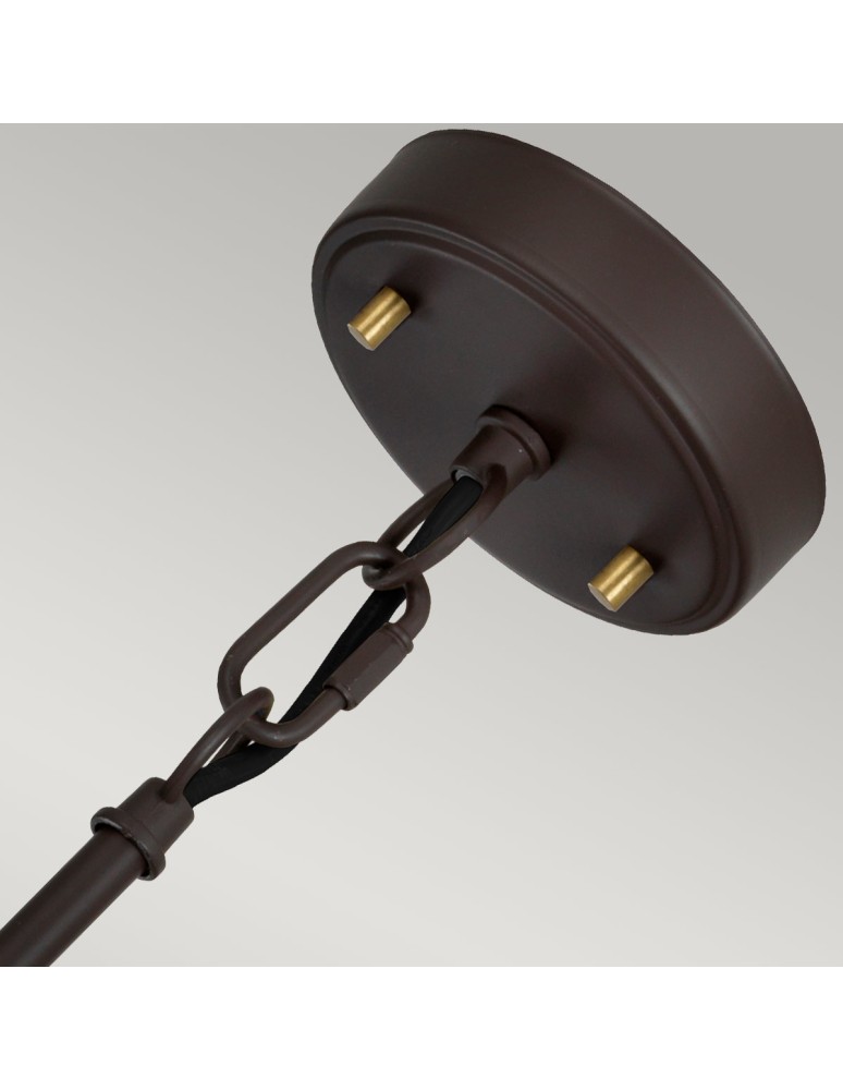 Pendant lamps - Elstead Lighting Corona pendant lamp - 2 light sources - Old bronze / Old brass DL-CORONA-2P-BAB - product kolory-swiatla.pl 2