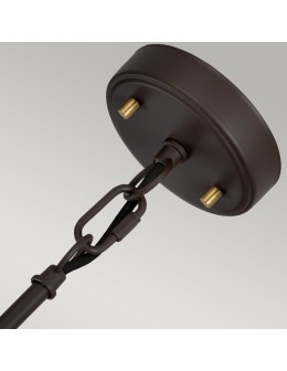Elstead Lighting Corona pendant lamp - 2 light sources - Old bronze / Old brass DL-CORONA-2P-BAB - product 2