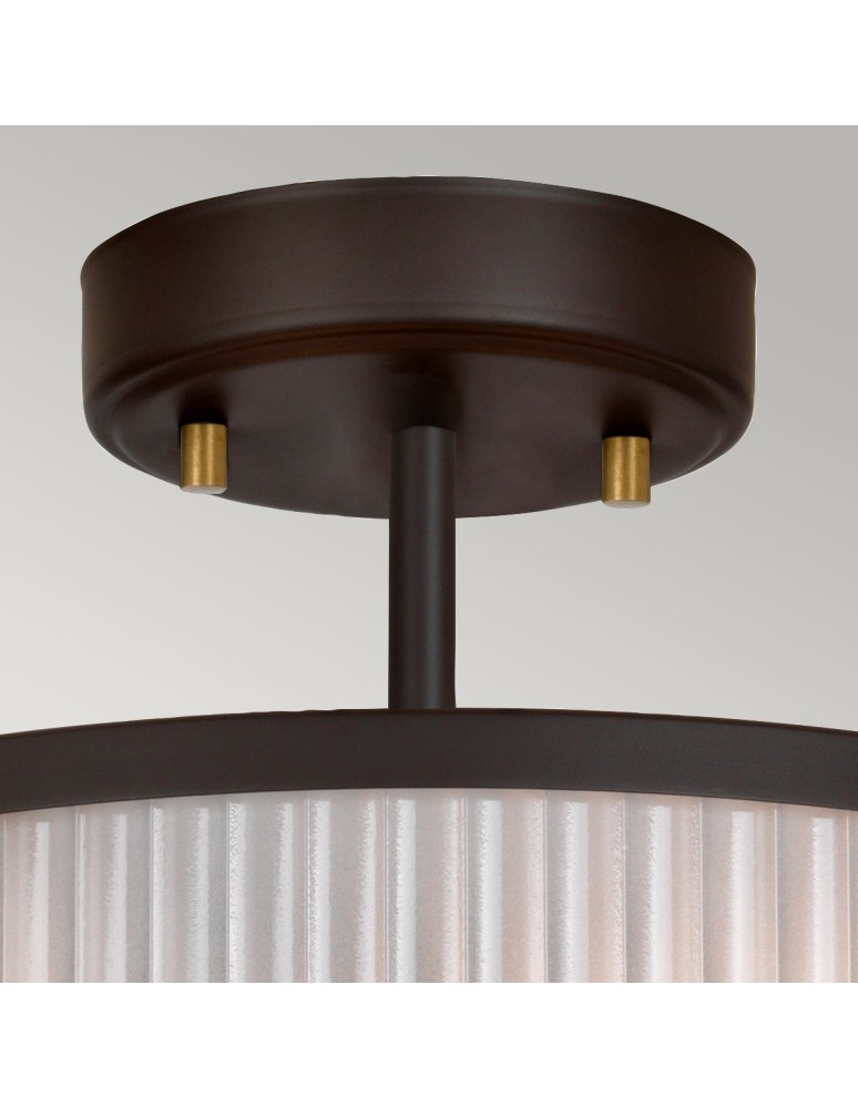 Pendant lamps - Elstead Lighting Corona pendant lamp - 2 light sources - Old bronze / Old brass DL-CORONA-2P-BAB - product kolory-swiatla.pl 5