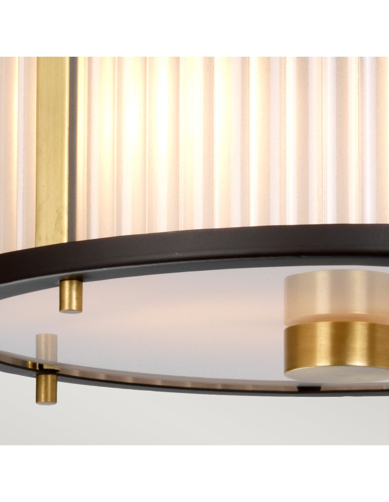 Pendant lamps - Elstead Lighting Corona pendant lamp - 2 light sources - Old bronze / Old brass DL-CORONA-2P-BAB - product kolory-swiatla.pl 6