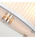 Pendant lamps - Elstead Lighting Corona pendant lamp - 2 light sources - Satin white / Polished nickel DL-CORONA-2P-WPN - product 6