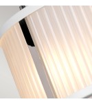 Elstead Lighting Lampa wisząca Corona - 2 źródła światła - Satynowa biel / Polerowany nikiel DL-CORONA-2P-WPN