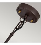 Elstead Lighting Lampa wisząca Corona - 3 źródła światła - Stary brąz / Stary mosiądz DL-CORONA-3P-BAB