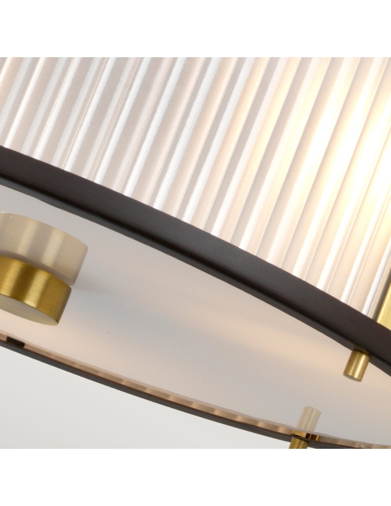 Pendant lamps - Elstead Lighting Corona pendant lamp - 3 light sources - Old bronze / Old brass DL-CORONA-3P-BAB - product kolory-swiatla.pl 4