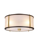 Elstead Lighting Lampa wisząca Corona - 3 źródła światła - Stary brąz / Stary mosiądz DL-CORONA-3P-BAB