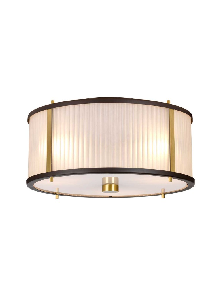 Pendant lamps - Elstead Lighting Corona pendant lamp - 3 light sources - Old bronze / Old brass DL-CORONA-3P-BAB - product kolory-swiatla.pl 5
