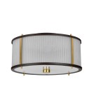 Elstead Lighting Lampa wisząca Corona - 3 źródła światła - Stary brąz / Stary mosiądz DL-CORONA-3P-BAB