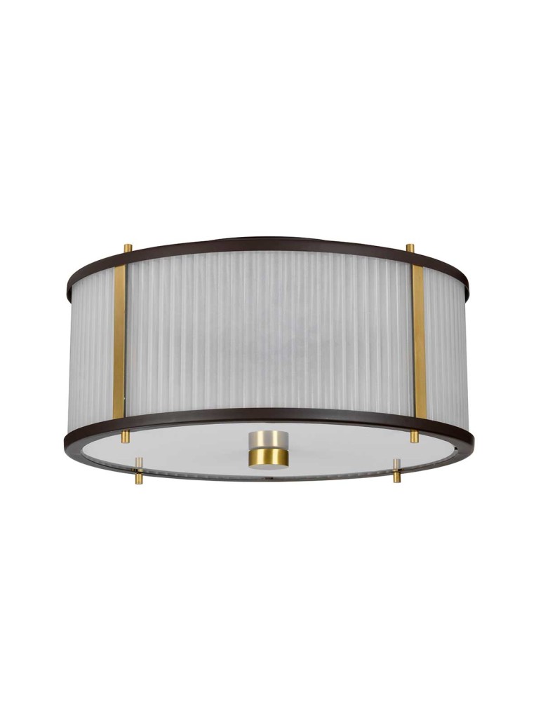 Pendant lamps - Elstead Lighting Corona pendant lamp - 3 light sources - Old bronze / Old brass DL-CORONA-3P-BAB - product kolory-swiatla.pl 6