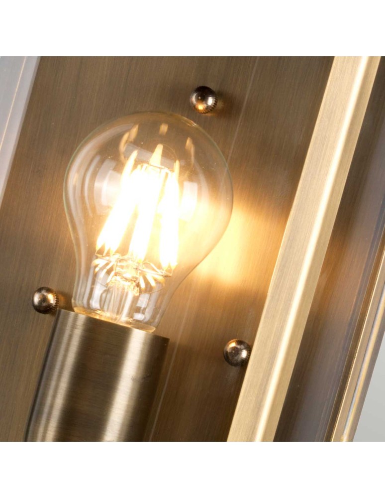 Elstead Lighting Latarnia naścienna Downing Street - 1 źródło światła IP44 DOWNING-STREET