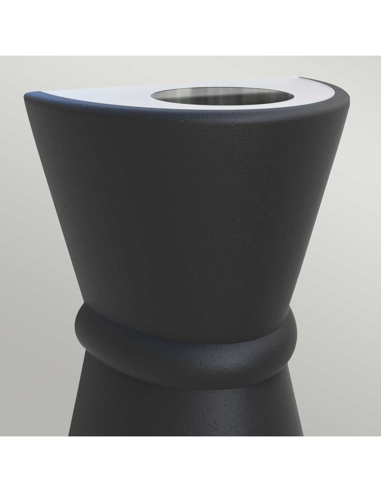 Elstead Lighting Latarnia naścienna Dungarvan - 2 źródła światła IP44 DUNGARVAN-BLK