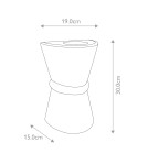 Outdoor wall lamps - Elstead Lighting Dungarvan wall lantern - 2 light sources IP44 DUNGARVAN-BLK - product 4