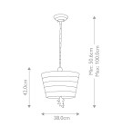 Pendant lamps - Elstead Lighting South Beach pendant lamp - 1 light source FB-SOUTHBEACH-P - product 6