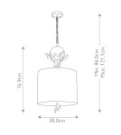 Pendant lamps - Elstead Lighting Trellis pendant lamp - 1 light source FB-TRELLIS-P - product 7