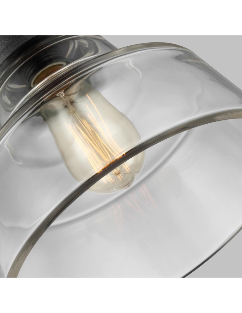 Elstead Lighting Lampa wisząca Baskin - 1 źródło światła - Postarzany mosiądz / Ciemny postarzany cynk FE-BASKIN-P-A-BR