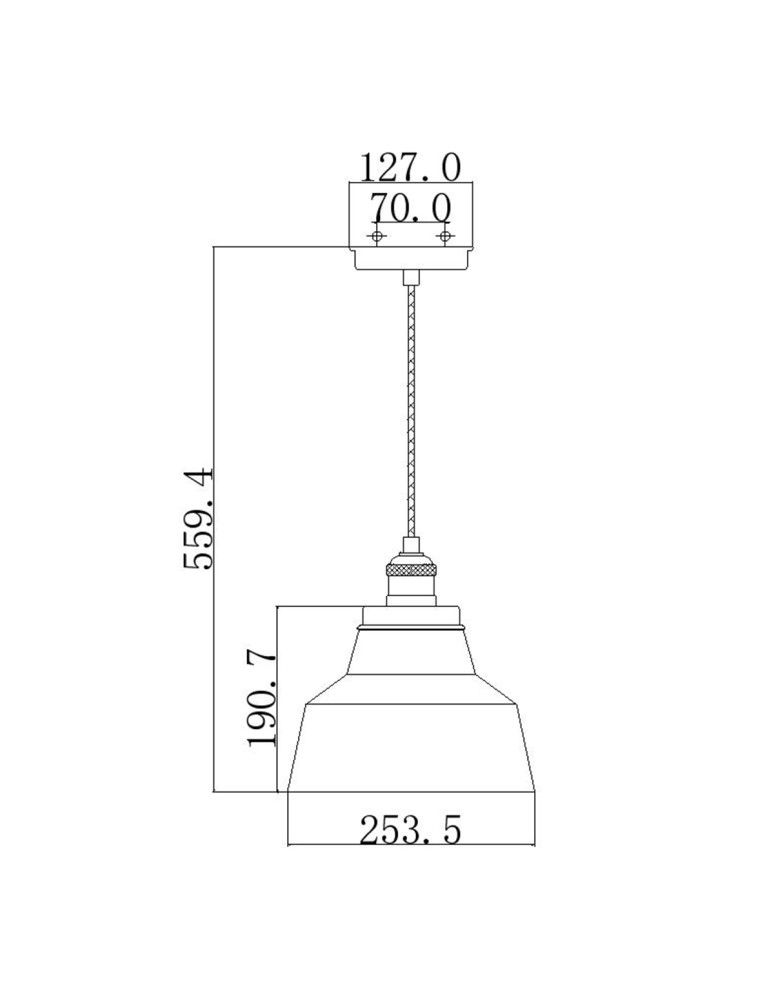 Elstead Lighting Lampa wisząca Baskin - 1 źródło światła - Postarzany mosiądz / Ciemny postarzany cynk FE-BASKIN-P-A-BR