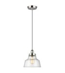 Elstead Lighting Lampa wisząca Baskin - 1 źródło światła - Polerowany nikiel FE-BASKIN-P-A-PN
