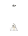 Elstead Lighting Baskin pendant lamp - 1 light source - Polished nickel FE-BASKIN-P-A-PN
