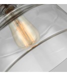 Elstead Lighting Lampa wisząca Baskin - 1 źródło światła - Polerowany nikiel FE-BASKIN-P-A-PN