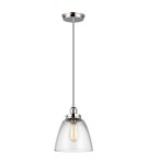 Pendant lamps - Elstead Lighting Baskin pendant lamp - 1 light source - Polished nickel FE-BASKIN-P-B-PN - product 1