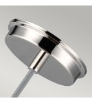 Pendant lamps - Elstead Lighting Baskin pendant lamp - 1 light source - Polished nickel FE-BASKIN-P-B-PN - product 7