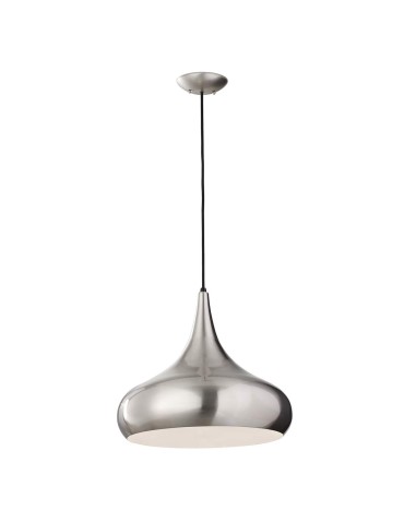 Elstead Lighting Large Beso pendant lamp - 1 light source - Brushed steel FE-BESO-P-L-BS