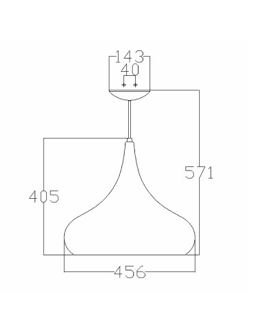 Elstead Lighting Large Beso pendant lamp - 1 light source - Brushed steel FE-BESO-P-L-BS - product 2