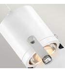 Pendant lamps - Elstead Lighting Brynne medium LED pendant lamp - Matte white / Chrome FE-BRYNNE-P-FWH - product 2