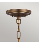 Elstead Lighting Mała lampa wisząca Cadence - 1 źródło światła - Ciemny antyczny mosiądz / Matowa czerń FE-CADENCE-1P-M