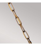 Elstead Lighting Mała lampa wisząca Cadence - 1 źródło światła - Ciemny antyczny mosiądz / Matowa czerń FE-CADENCE-1P-M