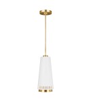 Pendant lamps - Elstead Lighting Carter pendant lamp - 1 light source - Matte white FE-CARTER-P-A-MW - product 1