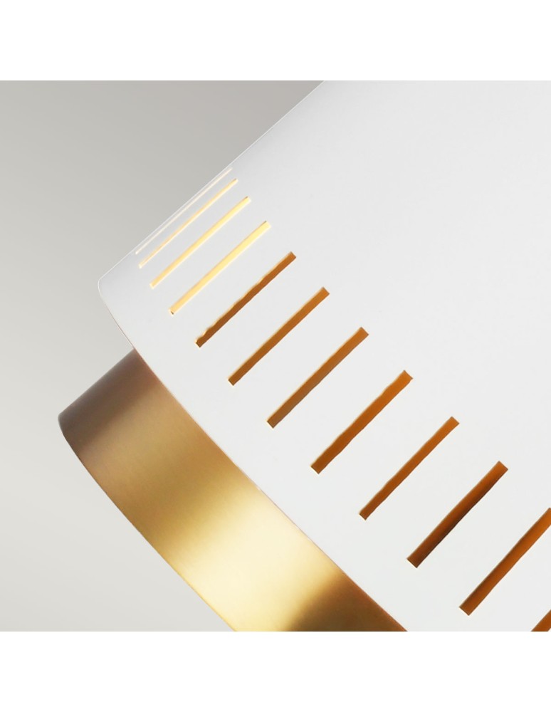 Pendant lamps - Elstead Lighting Carter pendant lamp - 1 light source - Matte white FE-CARTER-P-A-MW - product kolory-swiatla.pl 3