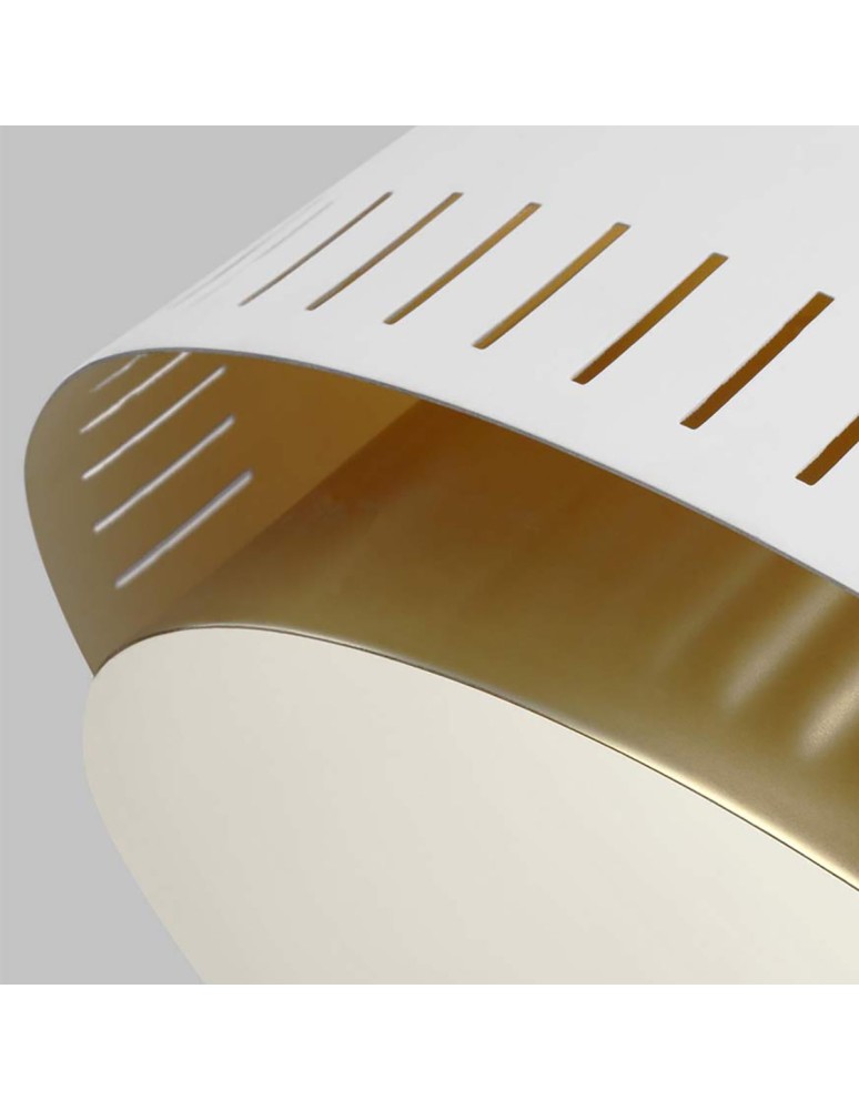 Pendant lamps - Elstead Lighting Carter pendant lamp - 1 light source - Matte white FE-CARTER-P-B-MW - product kolory-swiatla.pl 2