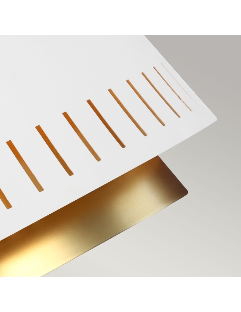 Elstead Lighting Lampa wisząca Carter - 1 źródło światła - Matowa biel FE-CARTER-P-B-MW