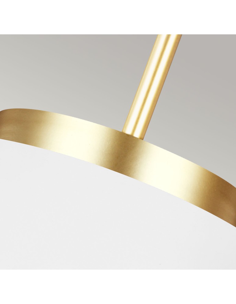 Elstead Lighting Lampa wisząca Carter - 1 źródło światła - Matowa biel FE-CARTER-P-B-MW