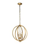 Pendant lamps - Elstead Lighting Corinne medium pendant lamp - 3 light sources - Oxidized brass FE-CORINNE-3P-M-BB - product 2
