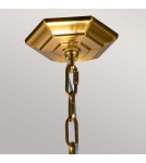 Elstead Lighting Średnia lampa wisząca Corinne - 3 źródła światła - Oksydowany mosiądz FE-CORINNE-3P-M-BB