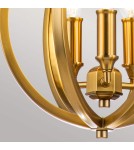 Elstead Lighting Mała lampa wisząca Corinne - 3 źródła światła - Oksydowany mosiądz FE-CORINNE-3P-S-BB