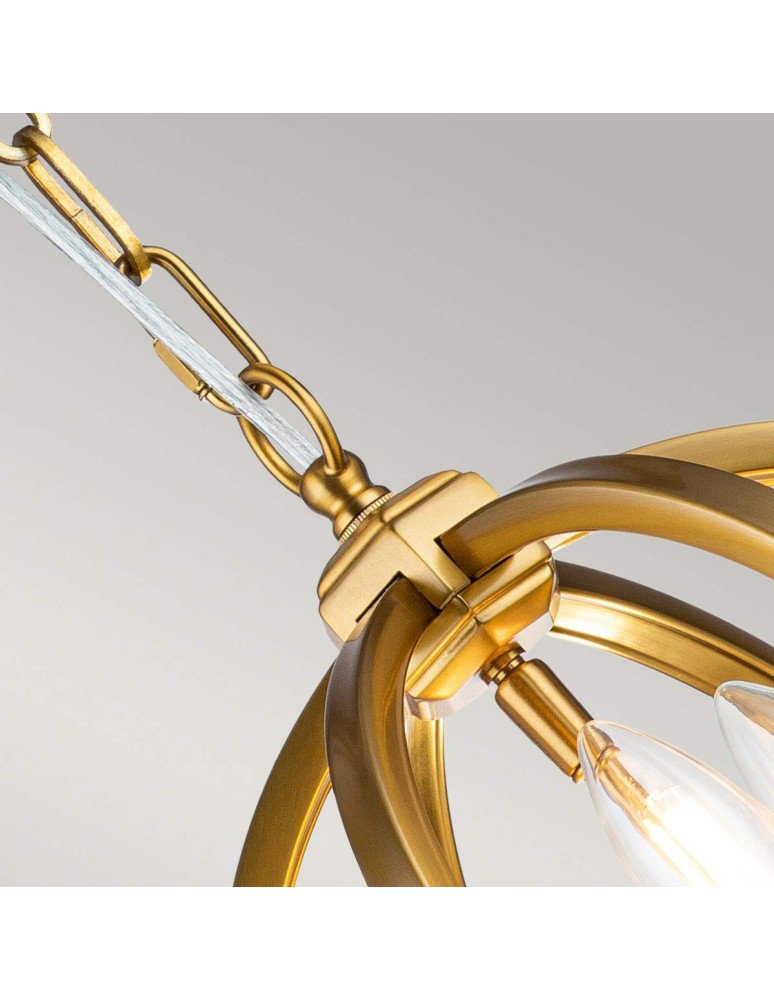 Pendant lamps - Elstead Lighting Corinne small pendant lamp - 3 light sources - Oxidized brass FE-CORINNE-3P-S-BB - product kolory-swiatla.pl 5