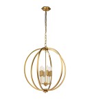 Elstead Lighting Lampa wisząca Corinne - 6 źródeł światła - Oksydowany mosiądz FE-CORINNE-6P-L-BB